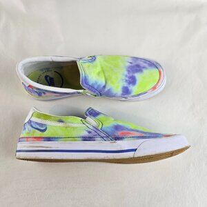 Nike Slip On Shoes Womens 8.5 Tie Dye Canvas Skate Casual Sneakers Courty Legacy